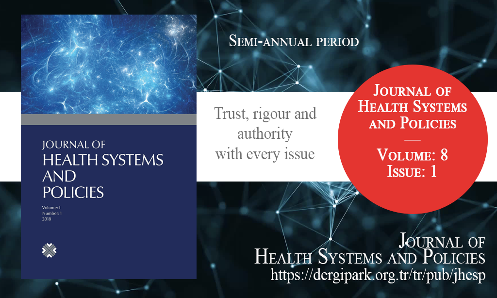 JHESP, June 2026 – Journal of Health Systems and Policies, Year: 2026, Volume: 8, Issue: 1, Release Date: 30 June 2026